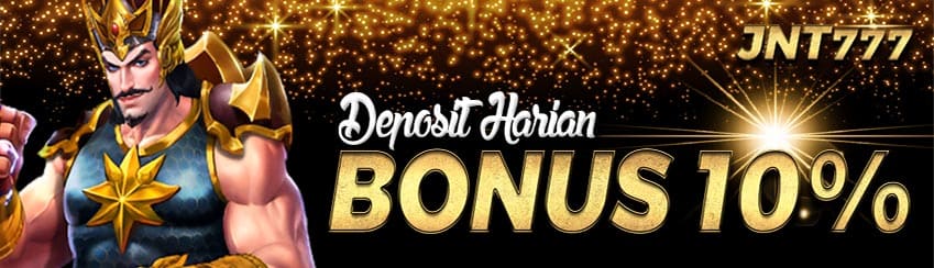 bonus deposit harian 10%